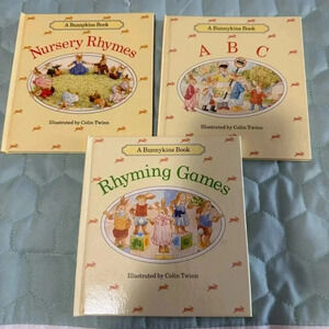 A Bunnykins Book (Bunnykins Book Series) by Colin Twinn Hardback Book Set of 3
